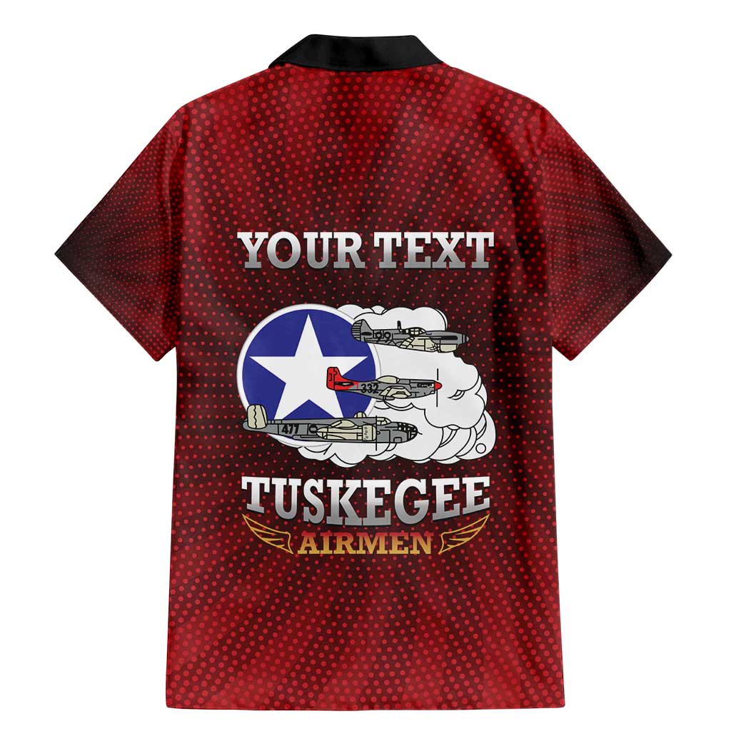 Personalized Red Tails Legacy Family Matching Mermaid Dress and Hawaiian Shirt Tuskegee Airmen WWII Heroes - Wonder Print Shop