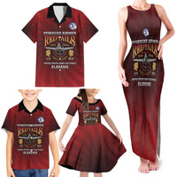 Personalized Red Tails Legacy Family Matching Tank Maxi Dress and Hawaiian Shirt Tuskegee Airmen WWII Heroes - Wonder Print Shop