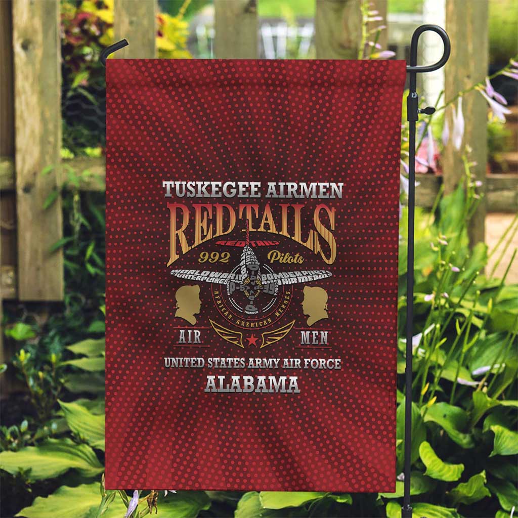 Red Tails Legacy Garden Flag Tuskegee Airmen WWII Heroes - Wonder Print Shop