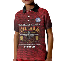 Personalized Red Tails Legacy Kid Polo Shirt Tuskegee Airmen WWII Heroes - Wonder Print Shop