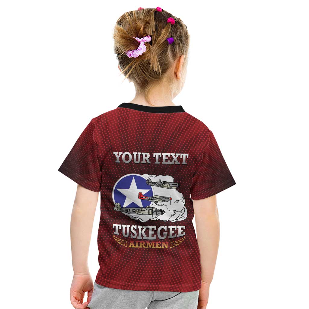 Personalized Red Tails Legacy Kid T Shirt Tuskegee Airmen WWII Heroes - Wonder Print Shop