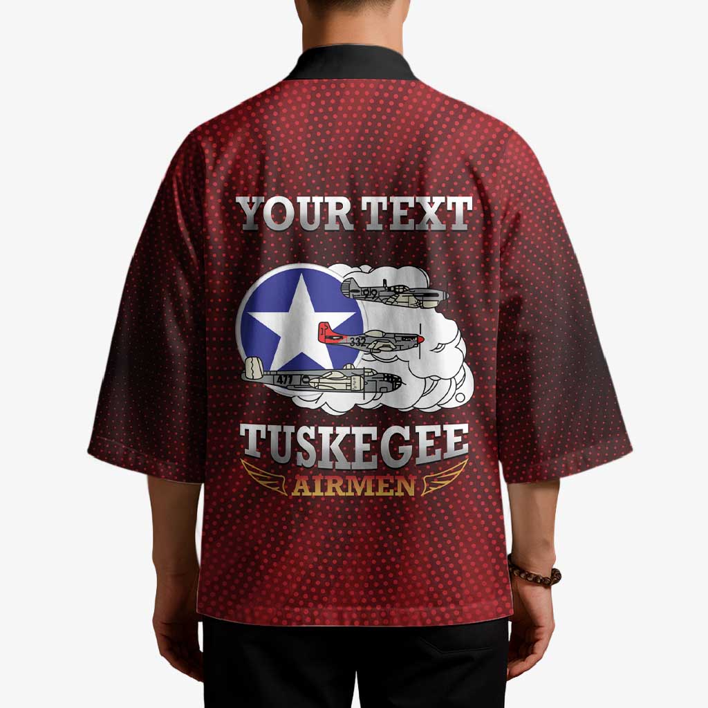 Personalized Red Tails Legacy Kimono Tuskegee Airmen WWII Heroes - Wonder Print Shop