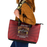 Red Tails Legacy Leather Tote Bag Tuskegee Airmen WWII Heroes - Wonder Print Shop