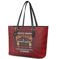 Red Tails Legacy Leather Tote Bag Tuskegee Airmen WWII Heroes - Wonder Print Shop