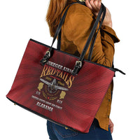 Red Tails Legacy Leather Tote Bag Tuskegee Airmen WWII Heroes - Wonder Print Shop