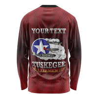 Personalized Red Tails Legacy Long Sleeve Shirt Tuskegee Airmen WWII Heroes - Wonder Print Shop
