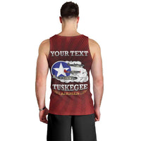 Personalized Red Tails Legacy Men Tank Top Tuskegee Airmen WWII Heroes - Wonder Print Shop