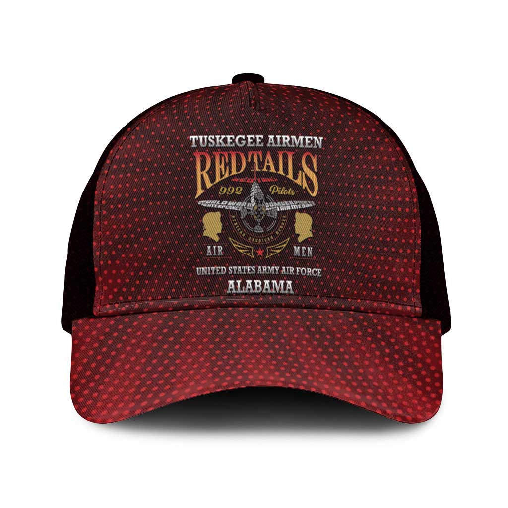Red Tails Legacy Mesh Trucker Cap Tuskegee Airmen WWII Heroes - Wonder Print Shop