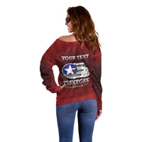 Personalized Red Tails Legacy Off Shoulder Sweater Tuskegee Airmen WWII Heroes - Wonder Print Shop