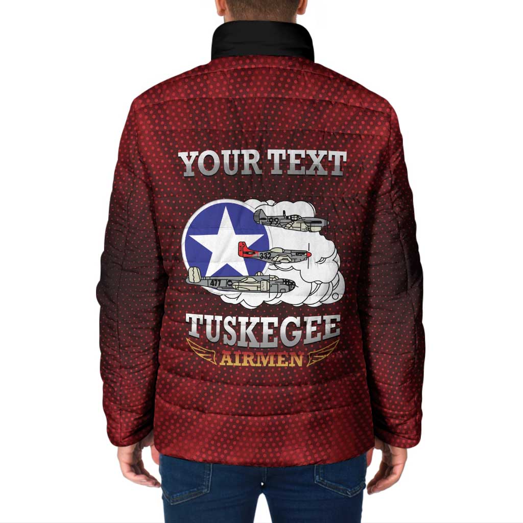 Personalized Red Tails Legacy Padded Jacket Tuskegee Airmen WWII Heroes - Wonder Print Shop