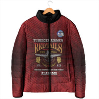 Personalized Red Tails Legacy Padded Jacket Tuskegee Airmen WWII Heroes - Wonder Print Shop