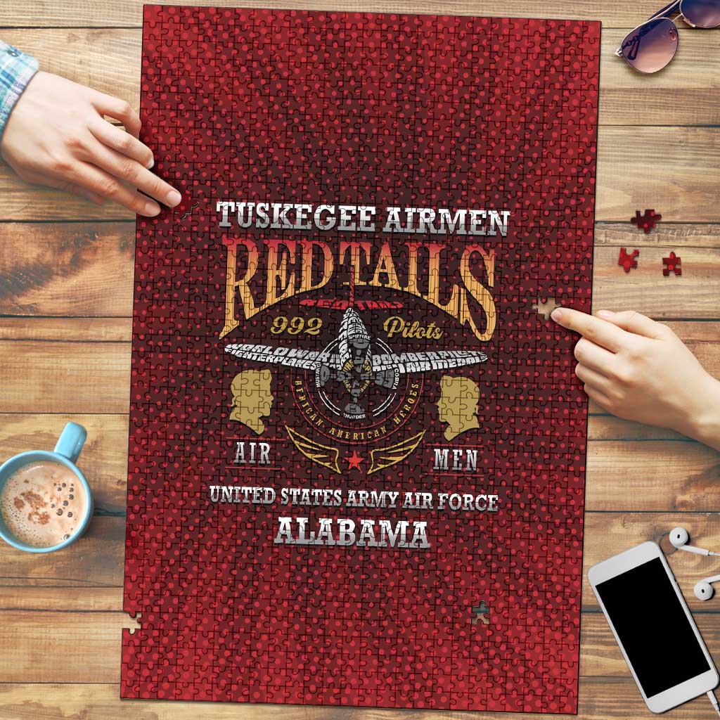 Red Tails Legacy Puzzle Tuskegee Airmen WWII Heroes - Wonder Print Shop