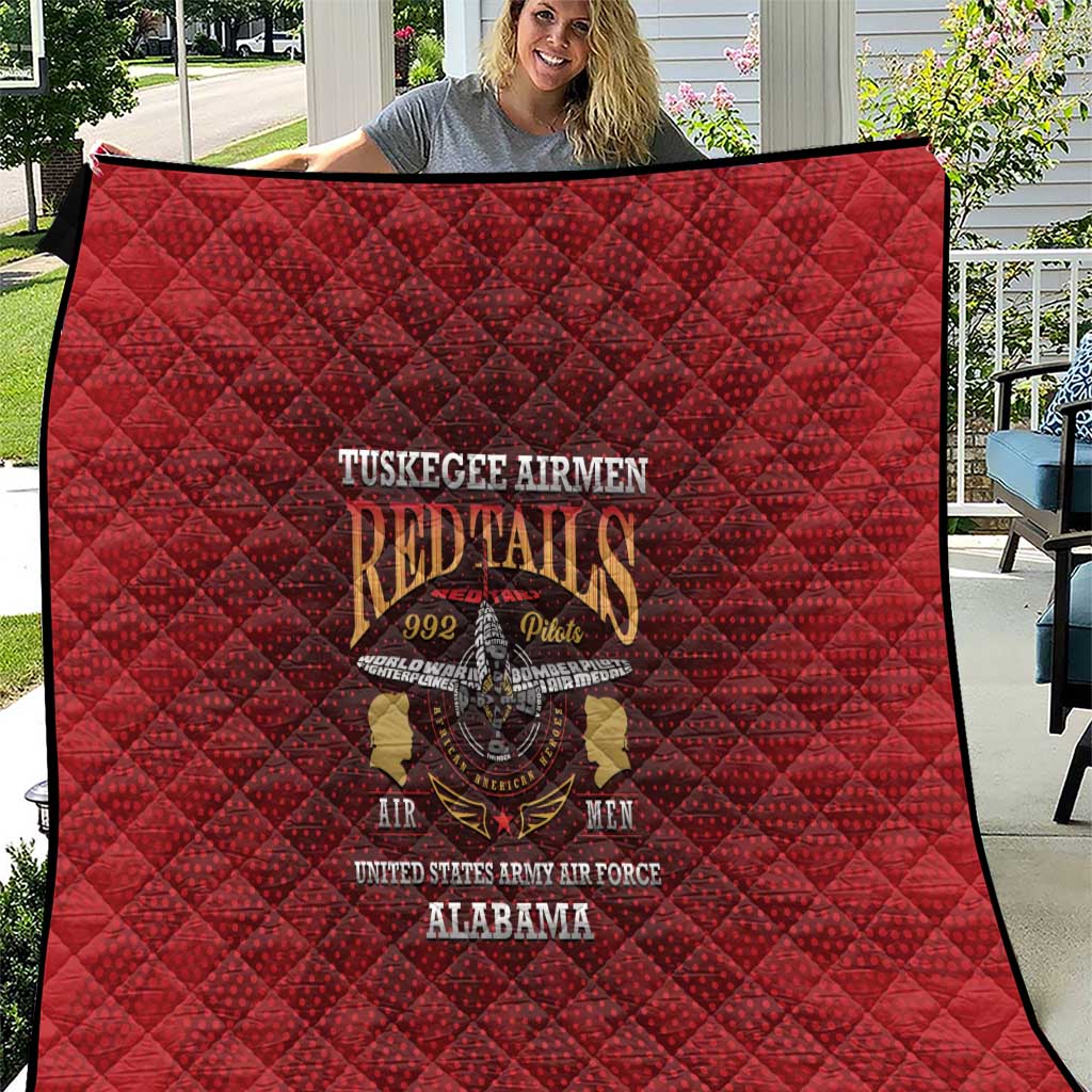 Red Tails Legacy Quilt Tuskegee Airmen WWII Heroes - Wonder Print Shop