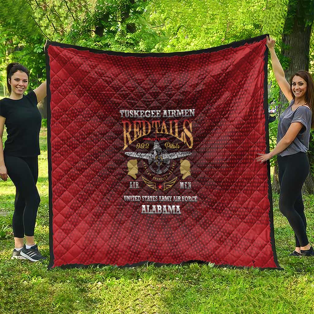 Red Tails Legacy Quilt Tuskegee Airmen WWII Heroes - Wonder Print Shop
