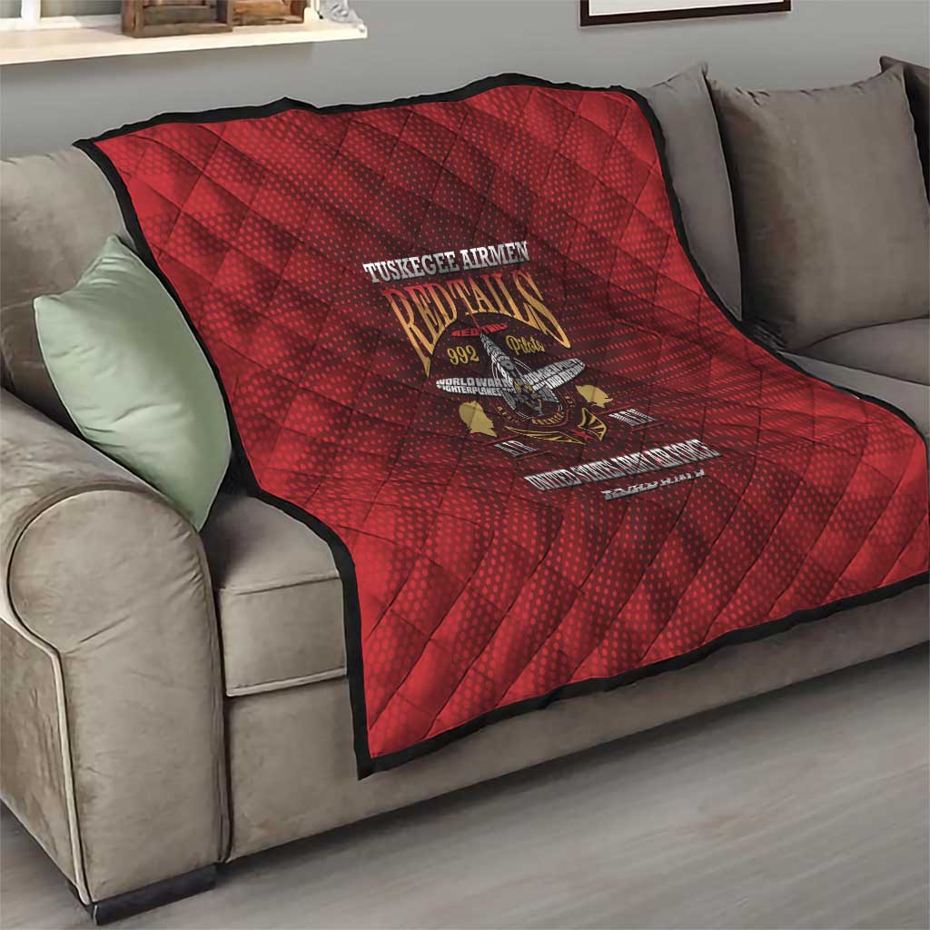 Red Tails Legacy Quilt Tuskegee Airmen WWII Heroes - Wonder Print Shop