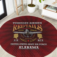 Red Tails Legacy Round Carpet Tuskegee Airmen WWII Heroes - Wonder Print Shop