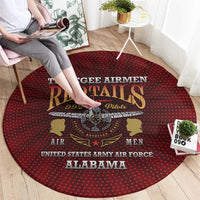 Red Tails Legacy Round Carpet Tuskegee Airmen WWII Heroes - Wonder Print Shop