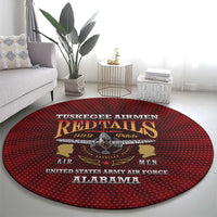 Red Tails Legacy Round Carpet Tuskegee Airmen WWII Heroes - Wonder Print Shop
