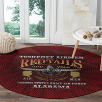 Red Tails Legacy Round Carpet Tuskegee Airmen WWII Heroes - Wonder Print Shop