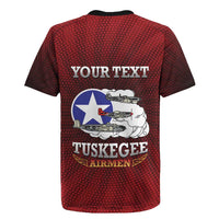 Personalized Red Tails Legacy Rugby Jersey Tuskegee Airmen WWII Heroes - Wonder Print Shop