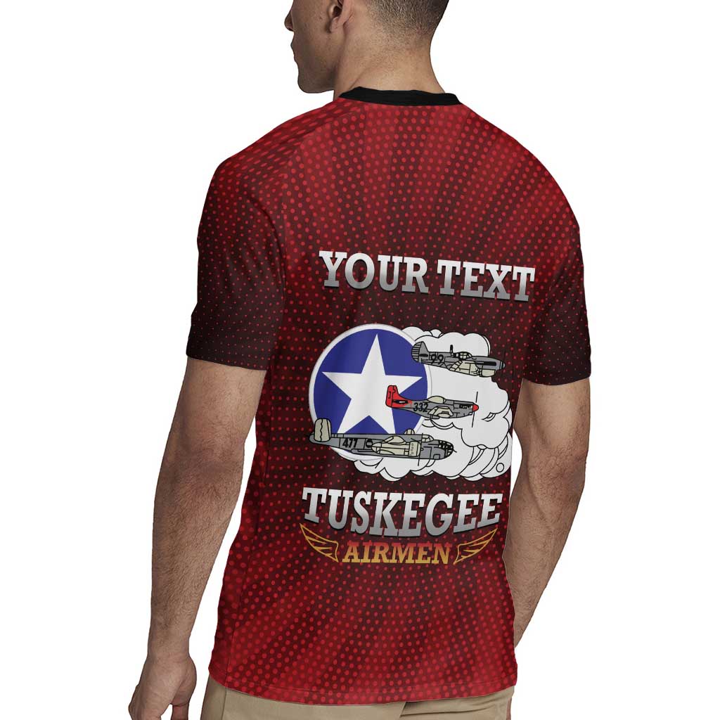 Personalized Red Tails Legacy Rugby Jersey Tuskegee Airmen WWII Heroes - Wonder Print Shop