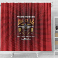 Red Tails Legacy Shower Curtain Tuskegee Airmen WWII Heroes - Wonder Print Shop