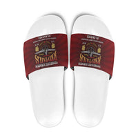 Red Tails Legacy Slide Sandals Tuskegee Airmen WWII Heroes - Wonder Print Shop