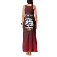 Personalized Red Tails Legacy Tank Maxi Dress Tuskegee Airmen WWII Heroes - Wonder Print Shop