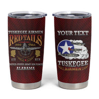 Personalized Red Tails Legacy Tumbler Cup Tuskegee Airmen WWII Heroes - Wonder Print Shop