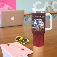 Personalized Red Tails Legacy Tumbler With Handle Tuskegee Airmen WWII Heroes - Wonder Print Shop