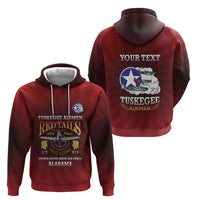 Personalized Red Tails Legacy Zip Hoodie Tuskegee Airmen WWII Heroes - Wonder Print Shop