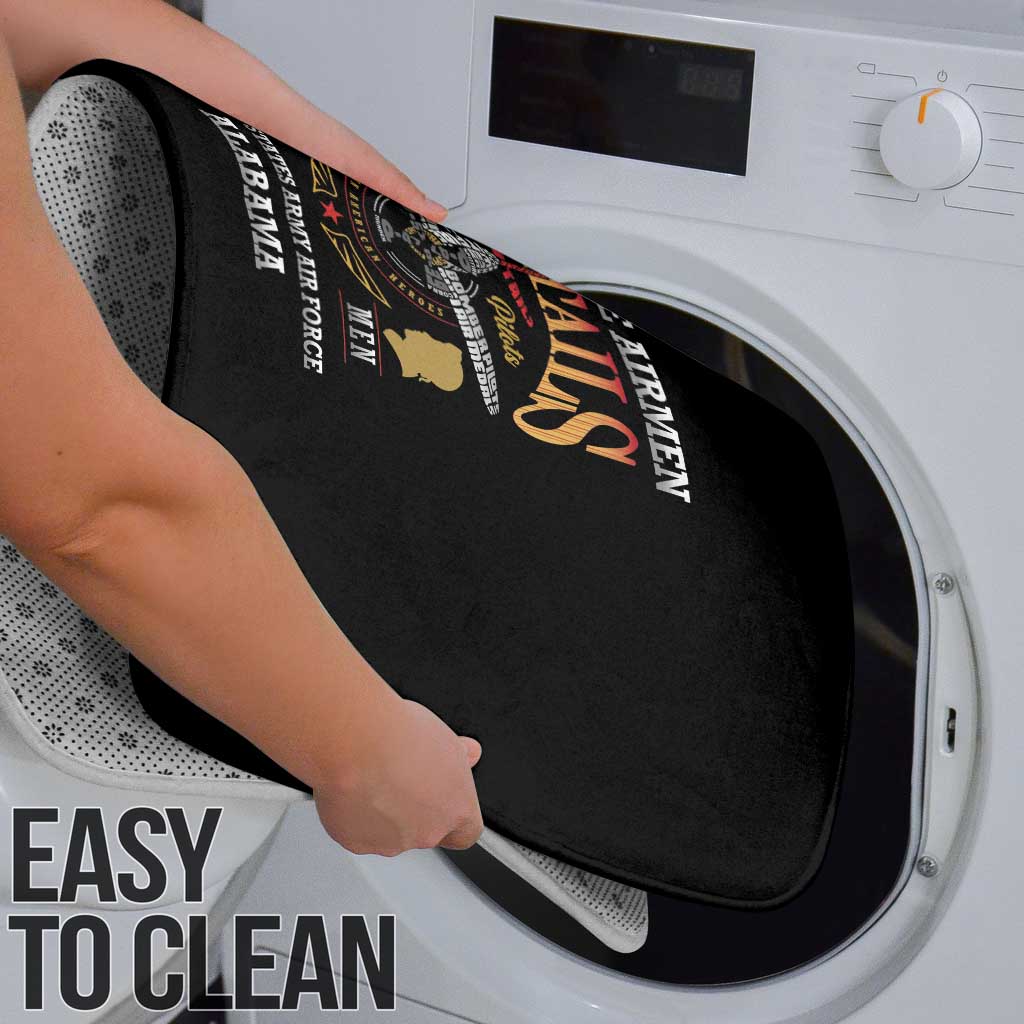 Red Tails Legacy Bathroom Set Tuskegee Airmen WWII Heroes - Black Color - Wonder Print Shop