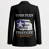 Personalized Red Tails Legacy Blazer Tuskegee Airmen WWII Heroes - Black Color - Wonder Print Shop