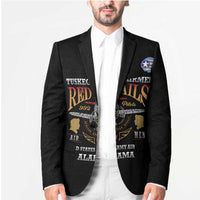 Personalized Red Tails Legacy Blazer Tuskegee Airmen WWII Heroes - Black Color - Wonder Print Shop