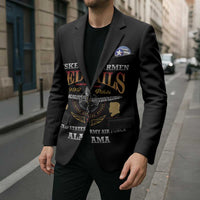 Personalized Red Tails Legacy Blazer Tuskegee Airmen WWII Heroes - Black Color - Wonder Print Shop