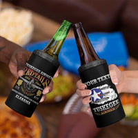 Personalized Red Tails Legacy 4 in 1 Can Cooler Tumbler Tuskegee Airmen WWII Heroes - Black Color - Wonder Print Shop