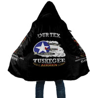 Personalized Red Tails Legacy Cloak Tuskegee Airmen WWII Heroes - Black Color - Wonder Print Shop