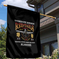 Red Tails Legacy Garden Flag Tuskegee Airmen WWII Heroes - Black Color - Wonder Print Shop