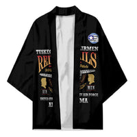 Personalized Red Tails Legacy Kimono Tuskegee Airmen WWII Heroes - Black Color - Wonder Print Shop