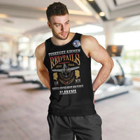 Personalized Red Tails Legacy Men Tank Top Tuskegee Airmen WWII Heroes - Black Color - Wonder Print Shop