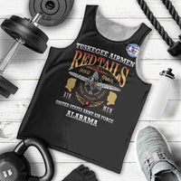 Personalized Red Tails Legacy Men Tank Top Tuskegee Airmen WWII Heroes - Black Color - Wonder Print Shop