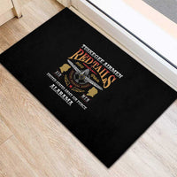 Red Tails Legacy Rubber Doormat Tuskegee Airmen WWII Heroes - Black Color - Wonder Print Shop
