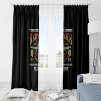 Red Tails Legacy Window Curtain Tuskegee Airmen WWII Heroes - Black Color - Wonder Print Shop