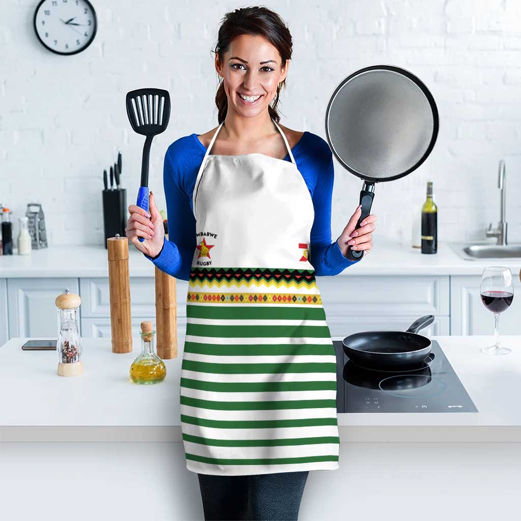 Zimbabwe Rugby Sevens Apron Go Cheetahs Go - Wonder Print Shop