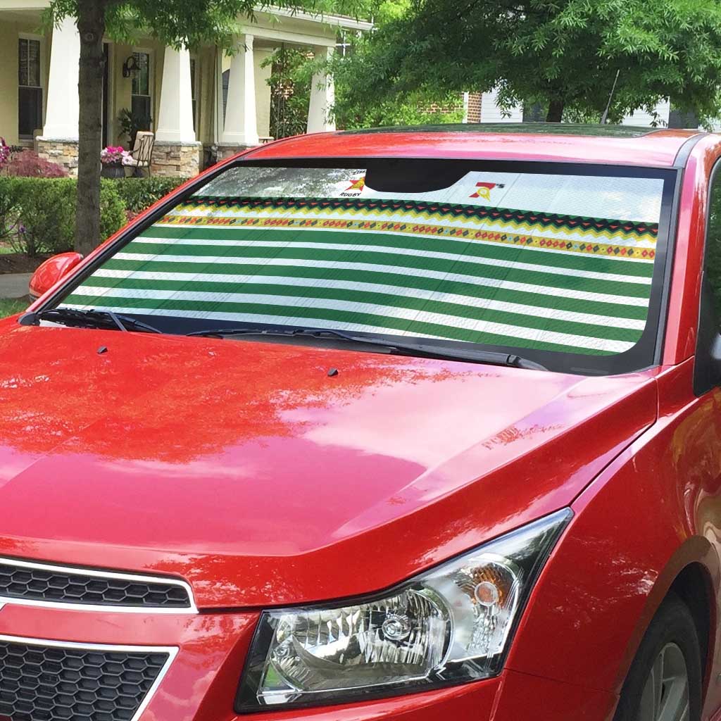 Zimbabwe Rugby Sevens Auto Sun Shade Go Cheetahs Go - Wonder Print Shop