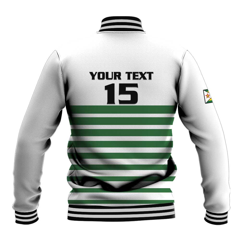 Zimbabwe Rugby Sevens Custom Baseball Jacket Go Cheetahs Go - Wonder Print Shop