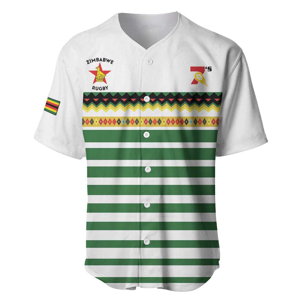 Zimbabwe Rugby Sevens Custom Baseball Jersey Go Cheetahs Go - Wonder Print Shop