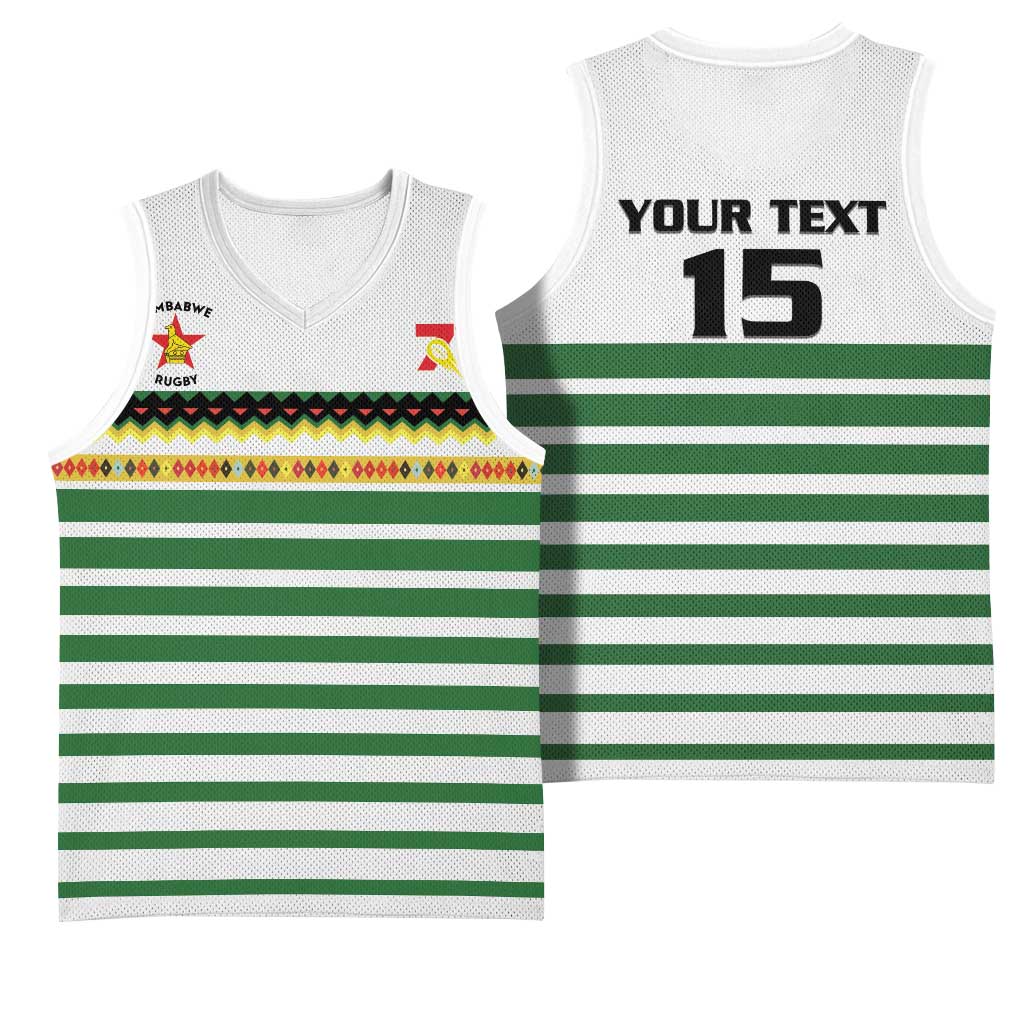Zimbabwe Rugby Sevens Custom Basketball Jersey Go Cheetahs Go - Wonder Print Shop