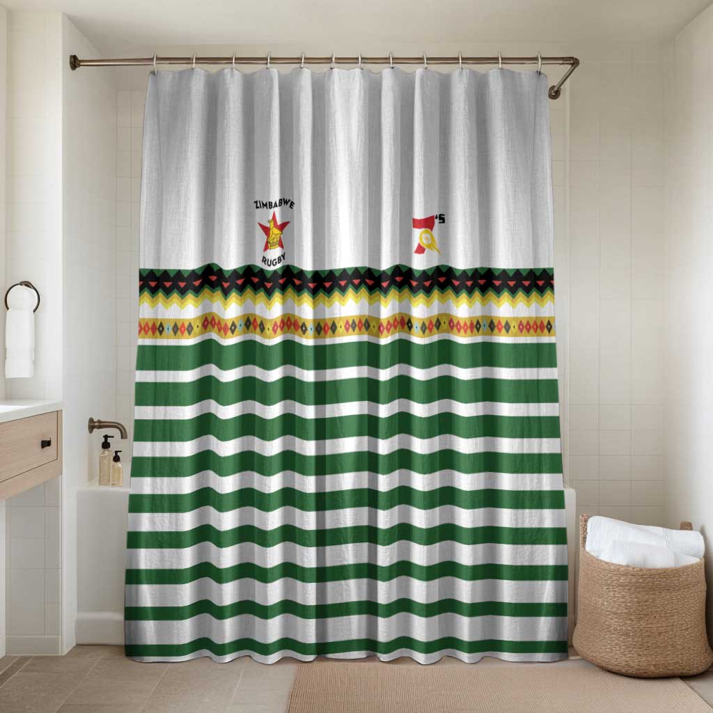 Zimbabwe Rugby Sevens Bathroom Set Go Cheetahs Go - Wonder Print Shop