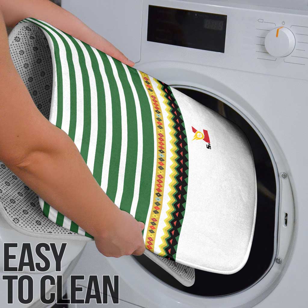 Zimbabwe Rugby Sevens Bathroom Set Go Cheetahs Go - Wonder Print Shop